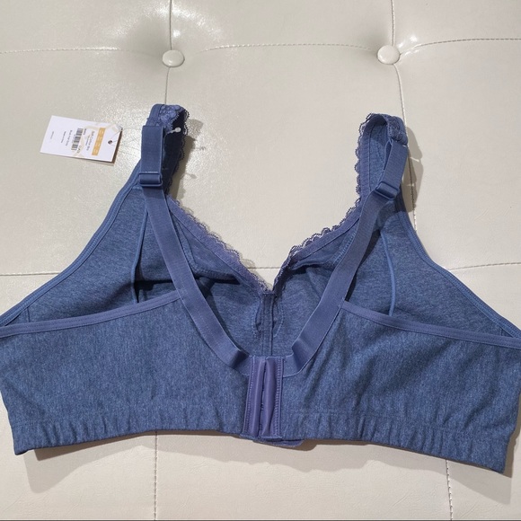 Delmira blue mist soft cotton bra size 44C - Picture 6 of 16